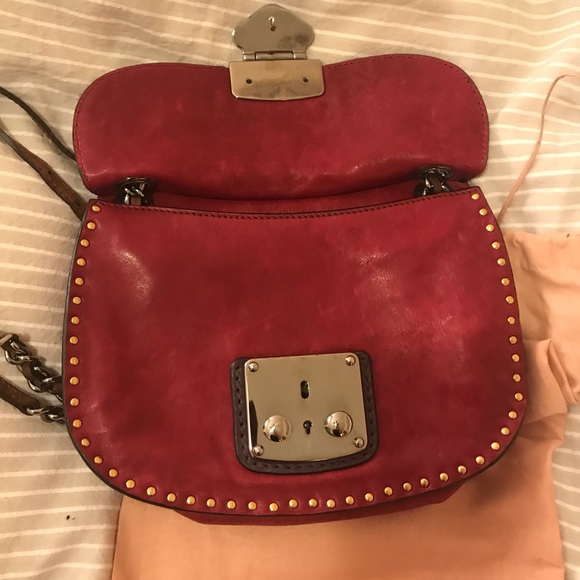 Miu Miu Bags Miu Miu Studded Crossbody Bag Poshmark